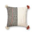 Loloi Pillow | Black / Ivory Loloi