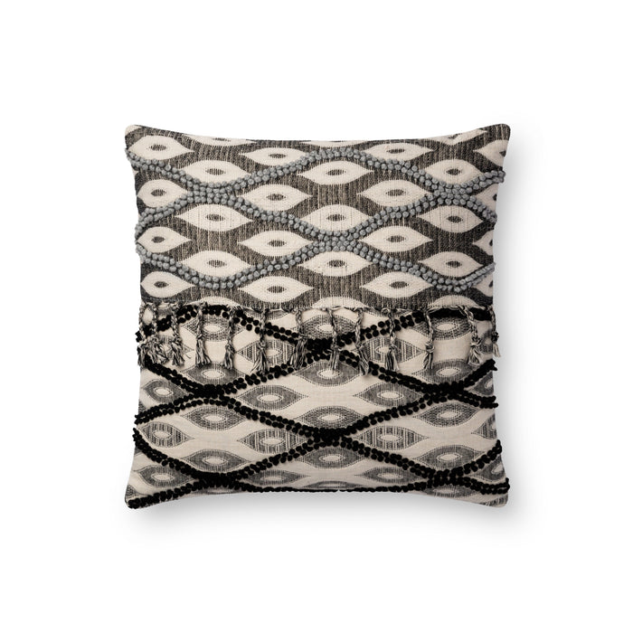 Loloi Pillow | Black / White Loloi