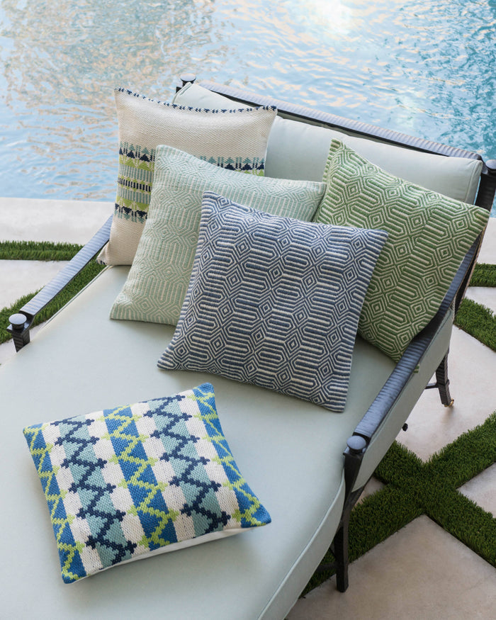 Loloi Pillow | Green / Ivory Loloi
