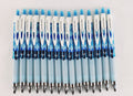 Lot of 96 Uni-Ball Retractable Signo 207 Gel Pens, Med, Blue Ink, Argyle (1913232)