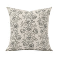 Mabel Pillow Cover - Charcoal