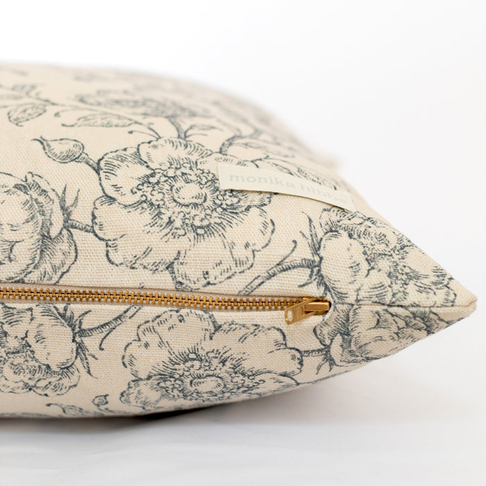 Mabel Pillow Cover - Sky Blue