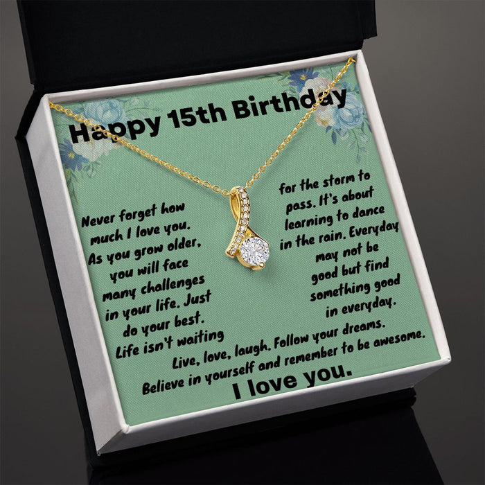 "Make Her Feel Like a Princess with Our Quinceañera Gifts Necklace"