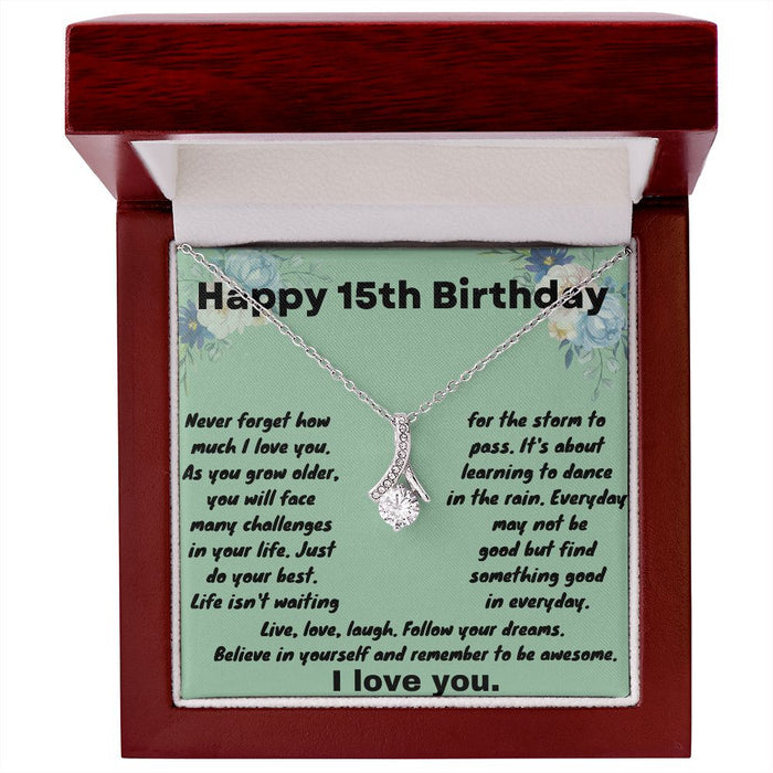 "Make Her Feel Like a Princess with Our Quinceañera Gifts Necklace"