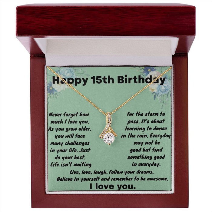 "Make Her Feel Like a Princess with Our Quinceañera Gifts Necklace"