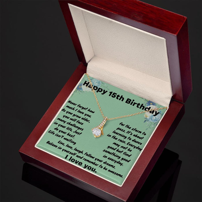 "Make Her Feel Like a Princess with Our Quinceañera Gifts Necklace"