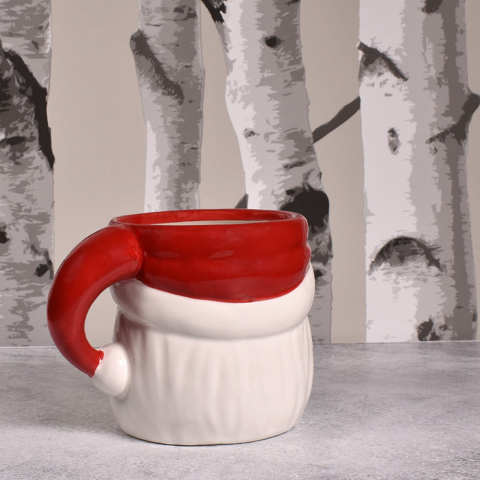 Mary Lake-Thompson Winking Santa 10-ounce Hand Painted Ceramic Mug