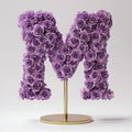 Medea Purple Rose Letter M Lamp - Imaginary Worlds