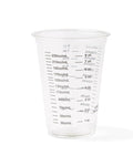 Medline Disposable Cold Plastic Drinking Cups Clear with Black Graduations, Bag of 50 71561752