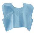 Medline Disposable Tissue / Poly / Tissue Exam Capes Blue 30" W X 21" L -Case of 100