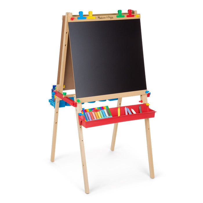 Melissa & Doug Deluxe Wooden Standing Art Easel (LCI 1282)