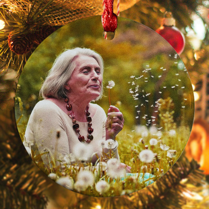 Memorial Mom Ornaments | In Memory Photo Ornament