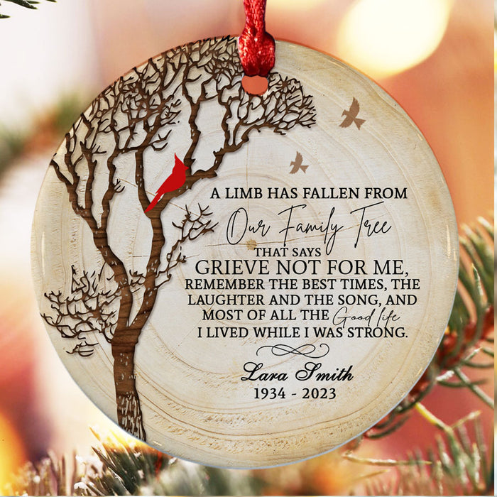 Memorial Mom Ornaments | In Memory Photo Ornament