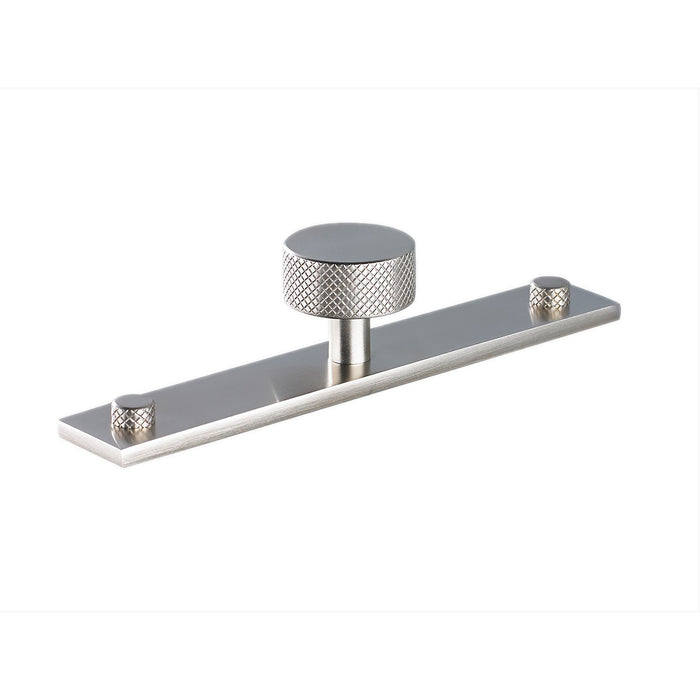 MIX Diamond Knurled Cabinet Knob & Backplate