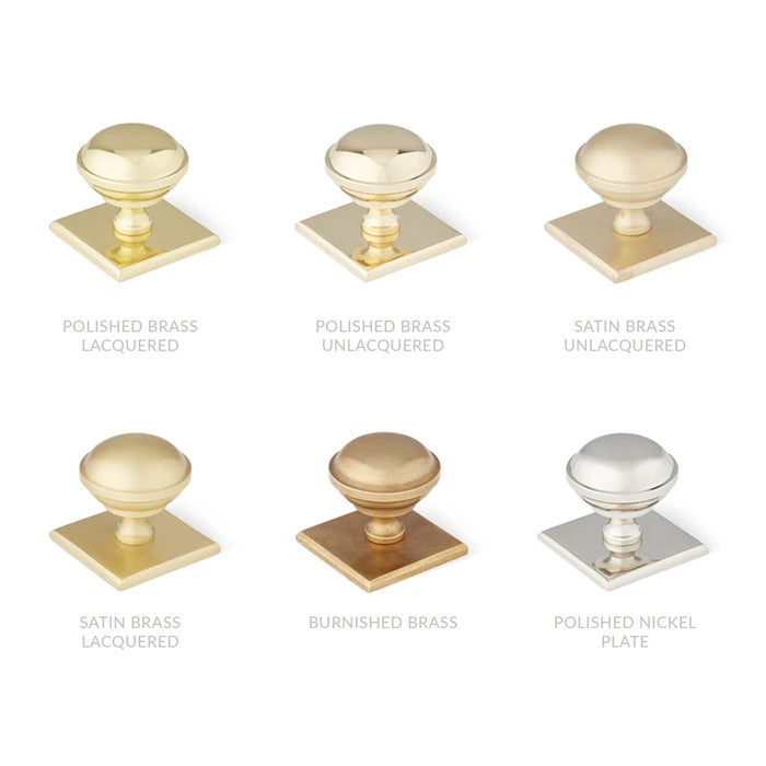 MIX Diamond Knurled Cabinet Knob & Backplate