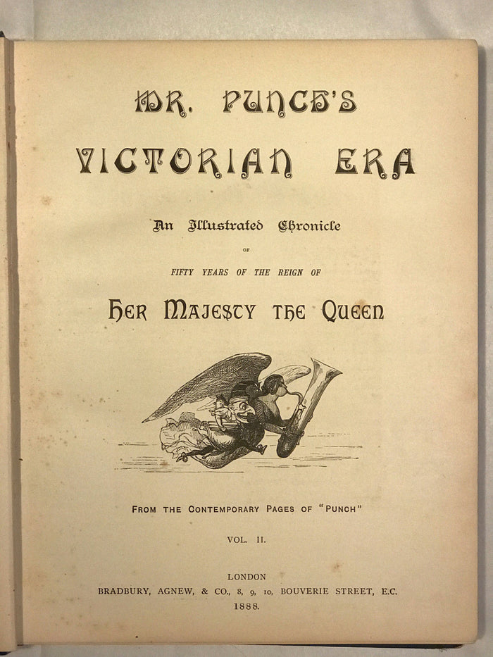 MR. PUNCH'S VICTORIAN ERA, Vol. II by Punch, 1st / 1st 1888 Illustrated