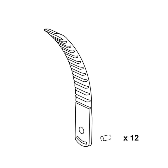 N17-D1 - 12Qset Toe-Lddr-Lo Blk - Binding Spareparts