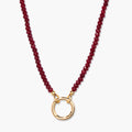 Natalie Birthstone Charm Necklace
