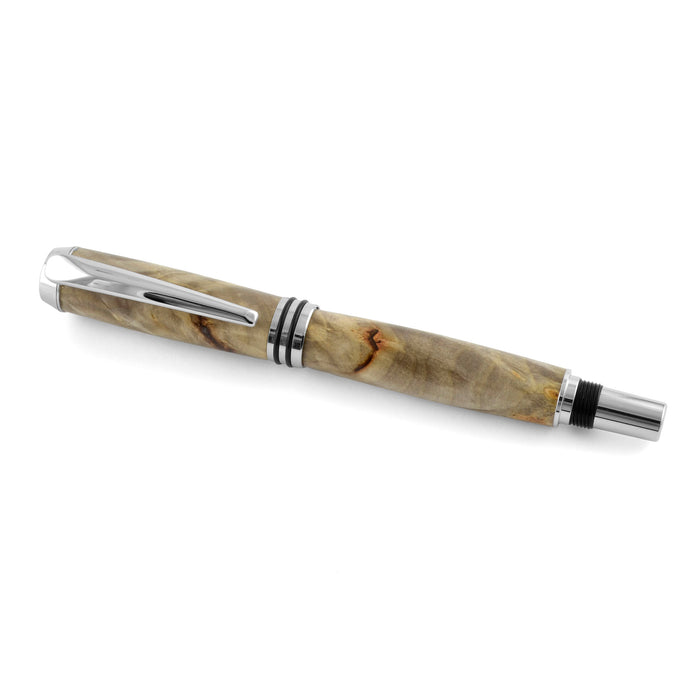 Natural Designs Woodturning Tycoon Rollerball Pen, Buckeye Burl