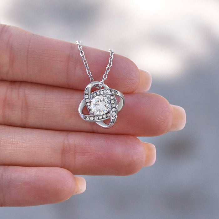 Necklace Gift For Daughter - I love you because you are my life!