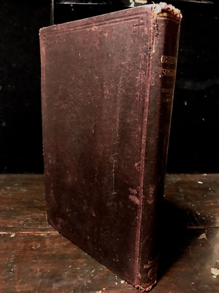 OBSTETRIC SURGERY Drs. E. Grandin & G. Jarman, 1st/1st, 1894 Illustrated MEDICAL