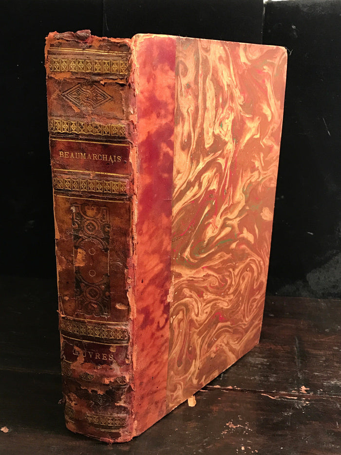 OEUVRES DE BEAUMARCHAIS, FOURNIER 20 HANDCOLORED PLATES FRENCH COMEDY DRAMA 1880