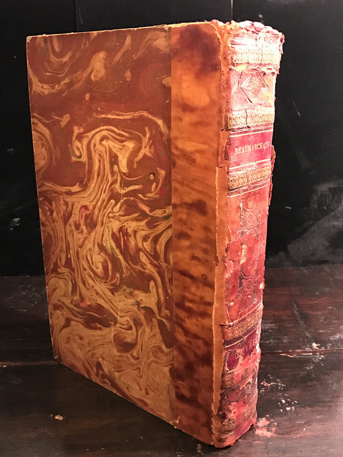 OEUVRES DE BEAUMARCHAIS, FOURNIER 20 HANDCOLORED PLATES FRENCH COMEDY DRAMA 1880