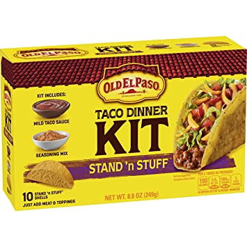 OLD EL PASO STAND & STUFF TACO DINNER KIT 8.8 oz