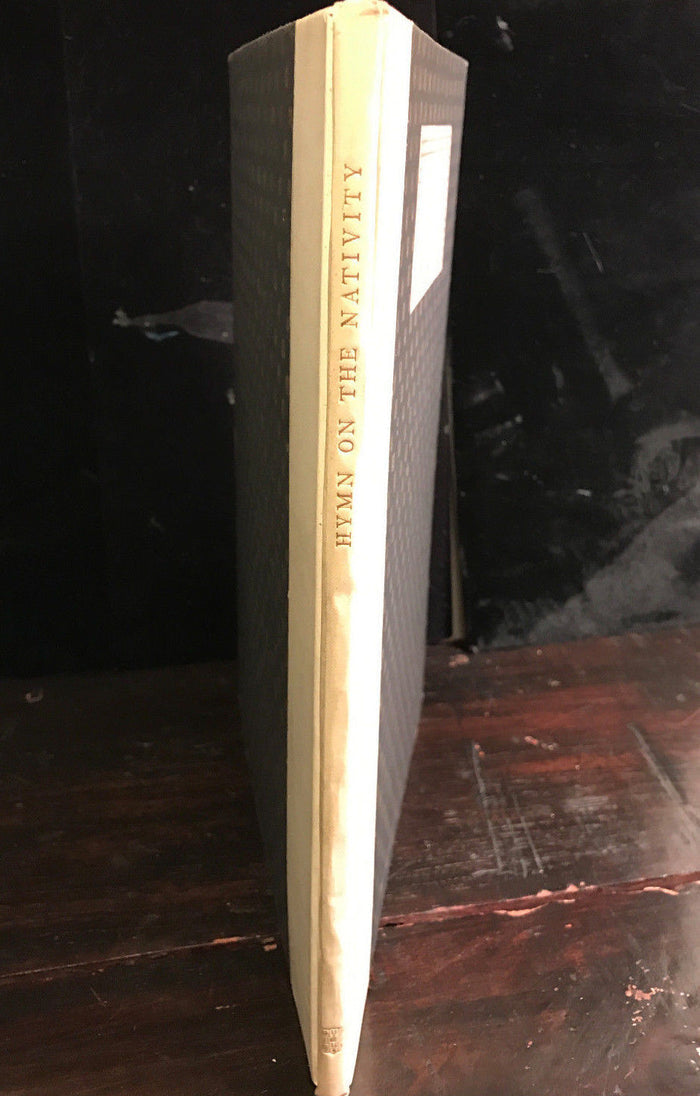 ON THE MORNING OF CHRIST'S NATIVITY, WILLIAM BLAKE, Milton 1st/1st 1923, Rare DJ