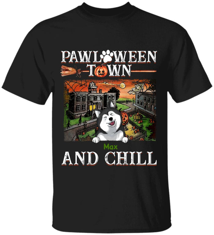 Pawloween Town And Chill - Personalized T-shirt