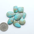 Add a touch of beauty to your collection with our stunning Pilot Mountain Turquoise Cabochons. Perfect for jewelry making each piece is truly one-of-a-kind.