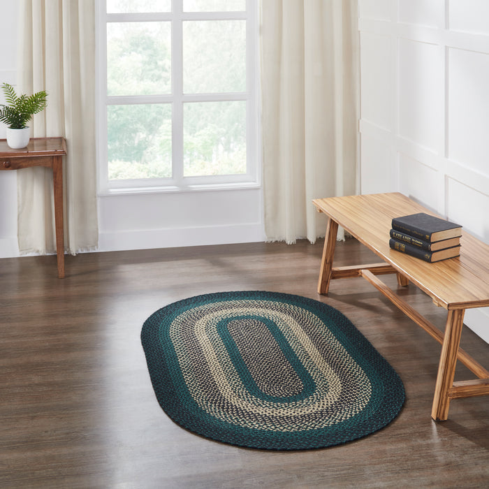 Pine Grove Jute Rug Oval w/ Pad 36x60