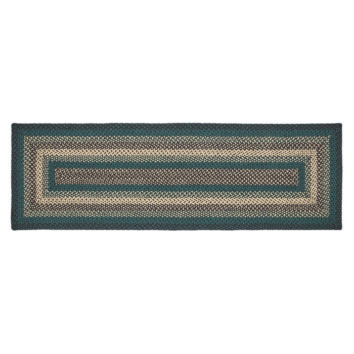 Pine Grove Jute Rug/Runner Rect w/ Pad 24x96