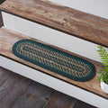 Pine Grove Jute Stair Tread Oval Latex 8.5x27