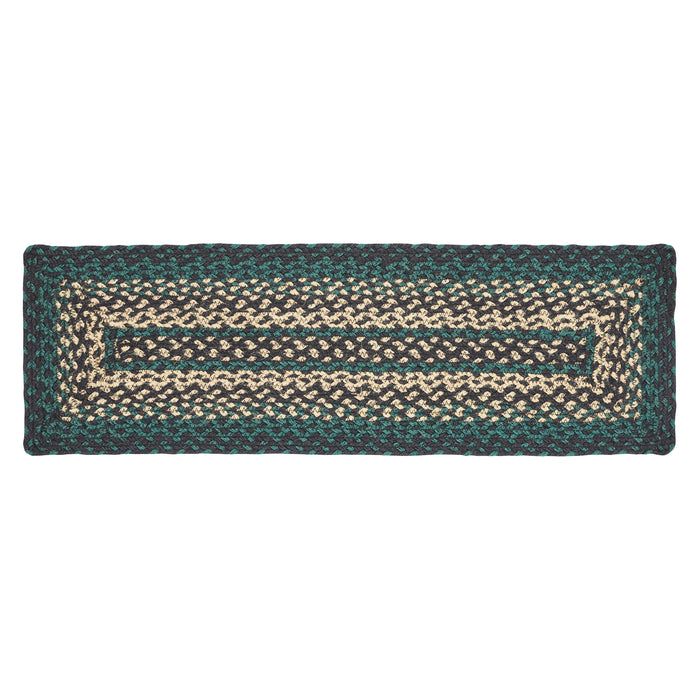 Pine Grove Jute Stair Tread Rect Latex 8.5x27