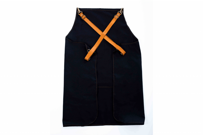 Poly Cotton & Leather Apron