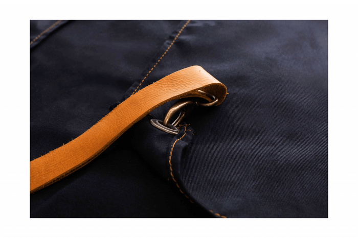 Poly Cotton & Leather Apron