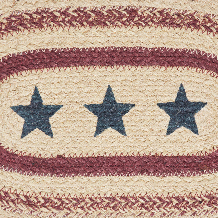 Potomac Jute Placemat Stencil Stars 10x15