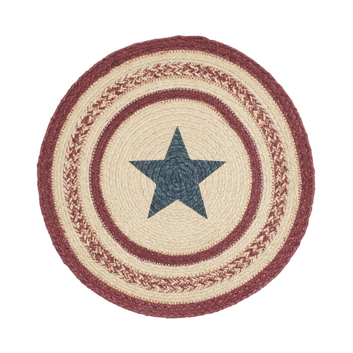 Potomac Jute Trivet Stencil Star 15