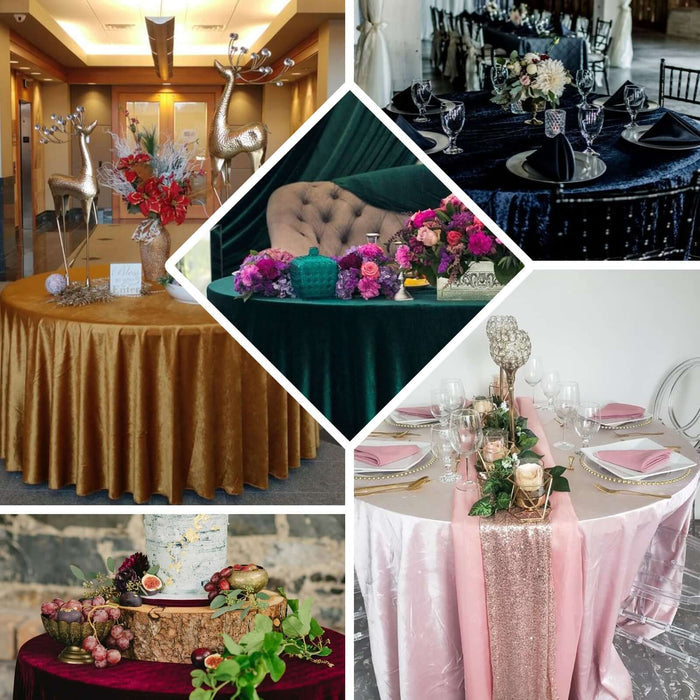 Elegant table settings with floral arrangements and decor for special events.
