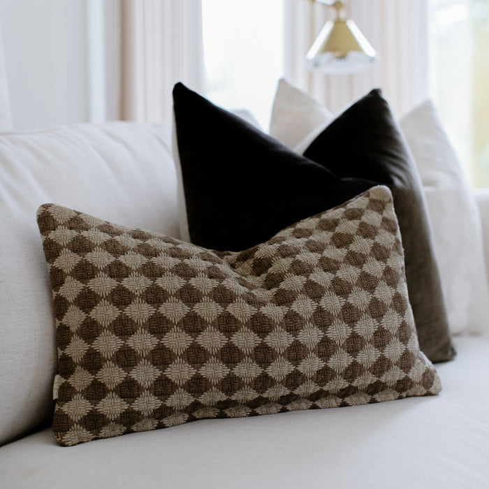 Preston Pillow Cover - Charcoal