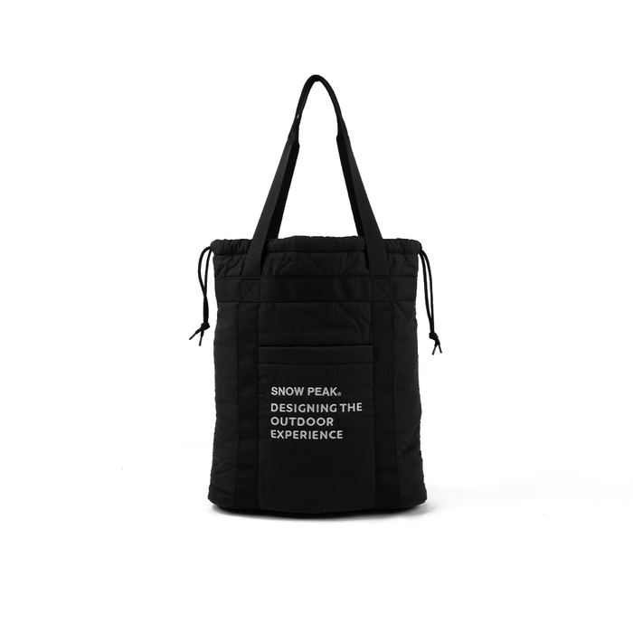 Quilted Ripstop Tote 'Black'