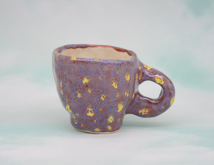 Rainbow Granola Hand Pinched Espresso Cup