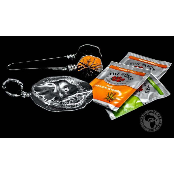 Regal Elephant Teabag Holder & Tongs - Earthangel
