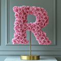 Rhea Pink Rose Letter R Lamp - Imaginary Worlds