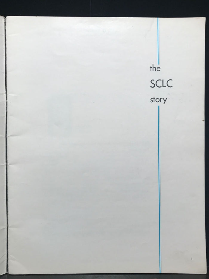 SCLC Story in Words and Pictures, 1st/1st 1964 - Martin Luther King CIVIL RIGHTS