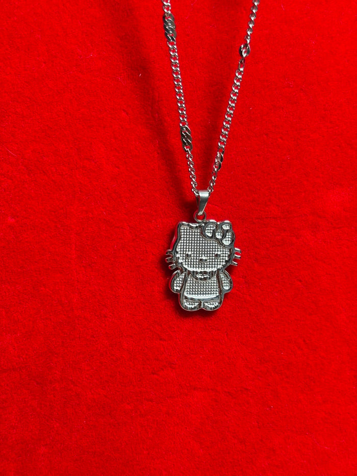 Silver Hk Body Necklace