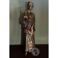 Sindiswa Xhosa Woman African Figurine Bronze Sculpture