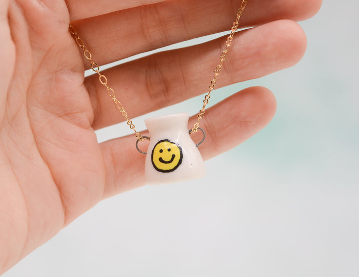 Smiley Pot Necklace #1