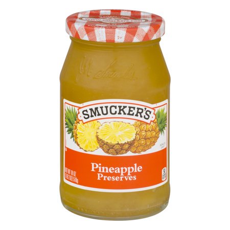 SMUCKER'S PINEAPPLE PRESERVES 18 OZ